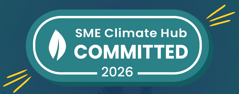 SME Climate Hub Committed 2026 Badge — Motra Committed to Net Zero by 2040